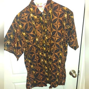 Vintage Cooke Street Short Sleeve Casual Hawaiian Button Down Shirt